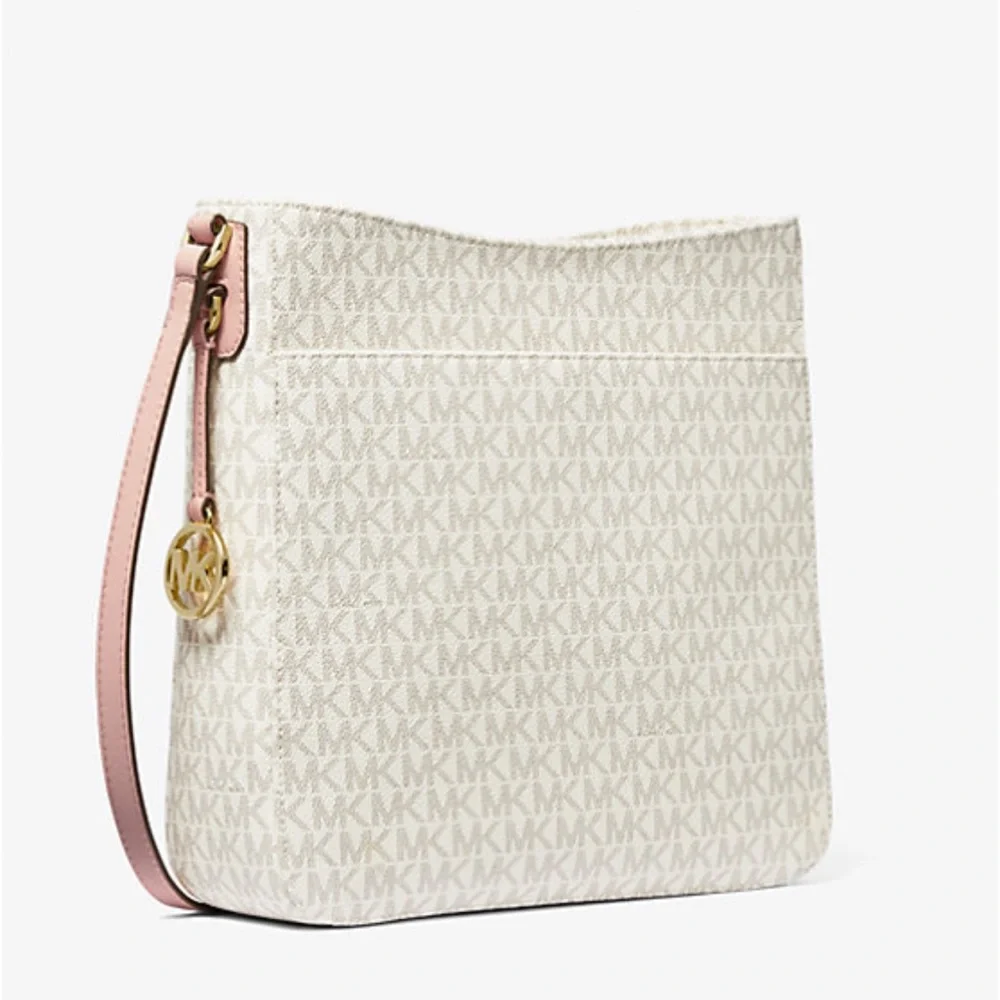 MICHAEL KORS 
Jet Set Travel Large Logo Messenger Bag
COLOR PWD BLSH MLT
NWT - Picture 3 of 16